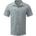 BEUU Men's Cotton Linen Summer Shirt - Short Sleeve Button Down, Double Pocket, Relaxed Fit Beach Top - Gray XL - Buy Online on GoSupps.com