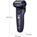 Panasonic ES-LV67 5-Blade Wet & Dry Electric Shaver for Men - Rechargeable & Responsive Beard Sensor - Multi-Flex 16D Head - UK 2-Pin Bathroom Plug - Navy & Black - Buy Online on GoSupps.com