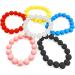 Jebyltd 70-Piece Silicone Pearls Pacifier Chain & Baby Teething Necklace - Black Bracelet Accessories | International Shipping - Buy Online on GoSupps.com