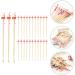 100pcs Bamboo Ear Wax Removal Spoons | Portable Ear Cleaning Picks | Cute Doll Head Earpicks for Kids | Exquisite Earwax Remover with Hanging Rope - Buy Online on GoSupps.com
