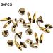 dijiusidy 50 Pieces Glass Crystal Set Eye-catching Personalized Nail Art Rhinestones DIY Handcraft Manicure Accessories for Card Making Gold - Buy Online on GoSupps.com