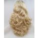 Blonde Ombre Lace Front Wig with Dark Roots - Long 66cm Corrugated Synthetic Hair | 180% Density for Cosplay Festivals Weddings | Ideal for Women & Girls - Buy Online on GoSupps.com