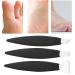 Pedicure Knife Set - 3Pcs Stainless Steel Tools for Ingrown Toe Nail, Foot Callus & Dead Skin Removal - Nail Care Kit for Feet Grooming - Black Set - Buy Online on GoSupps.com