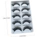 POPETPOP 5 Pairs Fake eyelashes self adhesive eyelashes natural look fake bottom lashes magnetic false eyelashes faux lashes easiest fake lashes set Extended section 3d fiber - Buy Online on GoSupps.com