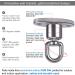 SELEWARE Silent Ball Bearing Swing Hangers - Heavy Duty 360 Rotate Swivel Hook for Playground, Yoga Hammock, Punching Bag - 1200lb Capacity - Buy Online on GoSupps.com