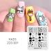 KADS Manicure Stamping Plates - Cute Animal Designs for Perfect Nail Art | Shop Internationally - Buy Online on GoSupps.com