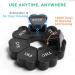 Gaonmic Cute Flower Pill Organizer - 7 Day Portable Case for Vitamins and Supplements (Black) - Buy Online on GoSupps.com