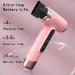 Cordless Hair Dryer 3-Speed Hair Dryer Type-C USB Rechargeable Blow Dryer w/Hot & Cold Air Fast Drying Low Noise Travel Hairdryer for Outdoor Indoor Pink - Buy Online on GoSupps.com