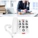 BTER Big Button Corded Phone Amplified Corded Phone with Speed Dialing & Loud Ringer Home Landline Phone for Seniors Alzheimer's Dementia Hearing Impaired Visually Impaired (White) - Buy Online on GoSupps.com