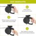 Retractable Dog Lead 8M/26ft Extendable Dog Lead Extendable with Non-Slip Handle & Adjustable Dog Lead with LED Flashlight Waste Dispenser Bags One-Hand Brake for Night Walking Running Jogging Black - Buy Online on GoSupps.com