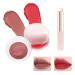 Matte Jelly Lip Paste, Blurring Pudding Lip Tint, Matte Lipstick, Non-Sticky Lip Balm, Dual-Use Lip Clay for Lips and Cheeks