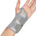 Wrist Brace Carpal Tunnel Wrist Brace Wrist Sleep Supports Splints Arm Stabilizer Compression For Weightlifting Adjustable Night Wrist Support Brace Gray left hand