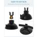 Pawfly Suction Cups Aquarium Clips - 20 Pack for 0.5cm ID Airline Hoses - Black Air Hose Holder Clamp Accessories for Fish Tank Ventilation - Buy Online on GoSupps.com