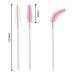 Kirecoo 100PCS Disposable Mascara Wands - Eyelash Extension Supplies in Pink & White - Buy Online on GoSupps.com