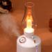 Desk Aroma Diffuser - 280ml Retro Kerosene Lamp Design | Essential Oil & Aromatherapy Humidifier for Bedroom Office & Living Room - Cool Mist Air Diffuser in White - Buy Online on GoSupps.com