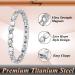 Vicmag Magnetic Bracelet for Women - Titanium Steel Brazaletes | Adjustable with Removal Tool | Silver Love Heart Design | Gift Box Included - Buy Online on GoSupps.com