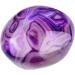 June&Ann Purple Agate Palm Stones - Healing Gemstone for Meditation and Chakra Balancing - Buy Online on GoSupps.com