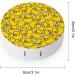 Yellow Rubber Ducky Pattern Round Case For Contact Lens Kit Storage Box with Mirror Printed - Buy Online on GoSupps.com