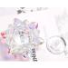 OLACD Portable Nail Art Crystal Cup - Glassware Lotus Shaped Nail Powder Dish with Cover - Buy Online on GoSupps.com