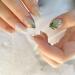 5D White Flower Nail Stickers - Summer Self Adhesive Leaf Decals for Nail Art | Green Leaves, Lily & Floral Accessories - Embossed Design for Blossom Decoration - Buy Online on GoSupps.com