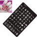 Shop Nail Art Plates & Stamping Templates | Geometric & Skull Patterns | International Shipping - Buy Online on GoSupps.com