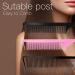 3-Piece Carbon Fiber Teasing & Pintail Comb Set - Fine Teeth Salon Styling Combs for Men and Women - Buy Online on GoSupps.com