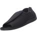 Adjustable Width Wide Width Shoes for Edema Swollen Feet - Black 7.5 - Buy Online on GoSupps.com
