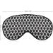 White & Black Dragon Scales Sleep Mask for Women - Adjustable Eye Shades with Elastic Strap - Buy Online on GoSupps.com