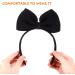 Bow Headbands Headdress for Women and Girls Perfect Hair Accessories for Alice in Wonderland Cosplay (Black) - Buy Online on GoSupps.com