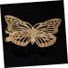 FRCOLOR Hairpin Metal Hair Clip metal hair claw clips head clip decorative hair clips Hairpins hair clips metallic hair clamps Golden hair clip Bobby Pin hollow Headdress - Buy Online on GoSupps.com