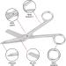 PLABBDPL Bandage Scissors - Stainless Steel First Aid Scissors for Stoma Supplies (11.3cm Small) - International Shipping Available - Buy Online on GoSupps.com