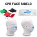 14-Piece CPR Ventilation Mask Set | First Aid Keychain Masks & Cloth Key Rings | Mouth-to-Mouth Ventilation (7 Black + 7 Red) - Buy Online on GoSupps.com