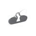 Nooz - Templeless Reading Glasses Unisex - Always at hand - Rectangular 6 Colors / 5 Diopters Gray 1.5 x