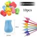 Bzkser 10-Piece Writing Aid Set for Children - Manuscript Pencil Handles & Pen Holders for Improved Writing Skills - Buy Online on GoSupps.com