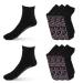 Magiclulu 4 pairs of self-warming socks shape socks from Turmaline Veneeseheal Hyperthermie socks socks women hike Handled socks winter socks cotton.