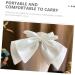 Didiseaon Bow Hairpin Hair Bow Satin Clips Bridal Hair Bow Chic Bow Headdress Bow Knot Hairpins Bow Ponytail Holders Girls Bow Hairclip Tiaras for Girls Temperament Miss White Decorate Alloy - Buy Online on GoSupps.com