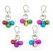 BeeSpring Pet Collar Bells Charms Pendants for Dog Cat Collars Necklace Decoration Ornaments Accessories (5 Pcs)