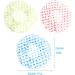 Shower Cap Waterproof Shower Caps for Women Reusable Plastic Shower Cap Large Elastic Bath Cap for Women Spa Salon Home Use and Hotel (3PCS) - Buy Online on GoSupps.com