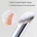 Erinde Angled Concealer Brush for Under Eye & Nose Contour - Professional Blending Brush for Liquid, Cream, & Powder Cosmetics - Buy Online on GoSupps.com