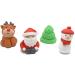 jncakes Christmas Cake Topper Snowmen Santa Decoration 100% EDIBLE