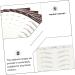 FOYTOKI 6pcs Eyebrow Stickers Brown Fake Eyebrows Makeup Eyebrow Transfer Black Eyebrow Water Transfer Paper 5.8X1X0.1CM Brown - Buy Online on GoSupps.com