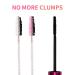 Kirecoo 100PCS Disposable Mascara Wands - Eyelash Extension Supplies in Pink & White - Buy Online on GoSupps.com