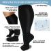 Buy Oversize Compression Stockings for Men & Women | 2 Pairs Medical Wide Calf Knee Supports | Promotes Blood Circulation & Reduces Swelling | 4XL - Buy Online on GoSupps.com