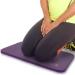 CampTeck Non-Slip Yoga Pad - Soft Foam Knee Pads for Fitness Gym Pilates | Purple Color - Buy Online on GoSupps.com