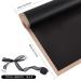 Kosotody Flower Wrapping Paper: 20 Sheets Waterproof Bouquet Packaging with Ribbon - 22.8x22.8 inch (Black) - Buy Online on GoSupps.com
