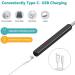 Earwax Removal Kit with Otoscope 1080P | Silicone Ear Scoop Vacuum Cleaner Tool with LED Light | Smart Visual Ear Sticks | Health Care Ear Cleaner for Adults and Kids - White - Buy Online on GoSupps.com
