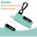 HEYSKAY Lip Balm Holder Sleeves Keychain Chapstick Elastic Sleeves(Yellow/Purple/Pink/Aqua/Black) - Buy Online on GoSupps.com