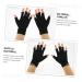 Healeved 3 Pairs Nail Protection Gloves Uv Shield Mittens Manicure Fingerless Gloves Manicure Gloves Protective Gloves Sun Protection Gloves Lamp Hand Covers Anti-uv Protector Nylon Miss - Buy Online on GoSupps.com