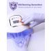 Premium UV Protection Gel Manicure Gloves - Fingerless Anti UV Gloves for Nail Lamp & Skin Care - Light Purple - Buy Online on GoSupps.com