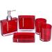 Syrisora 5pc Acrylic Bathroom Accessories Set | Bath Cup Toothbrush Holder Soap Dish - Stylish & Durable International Shipping - Buy Online on GoSupps.com
